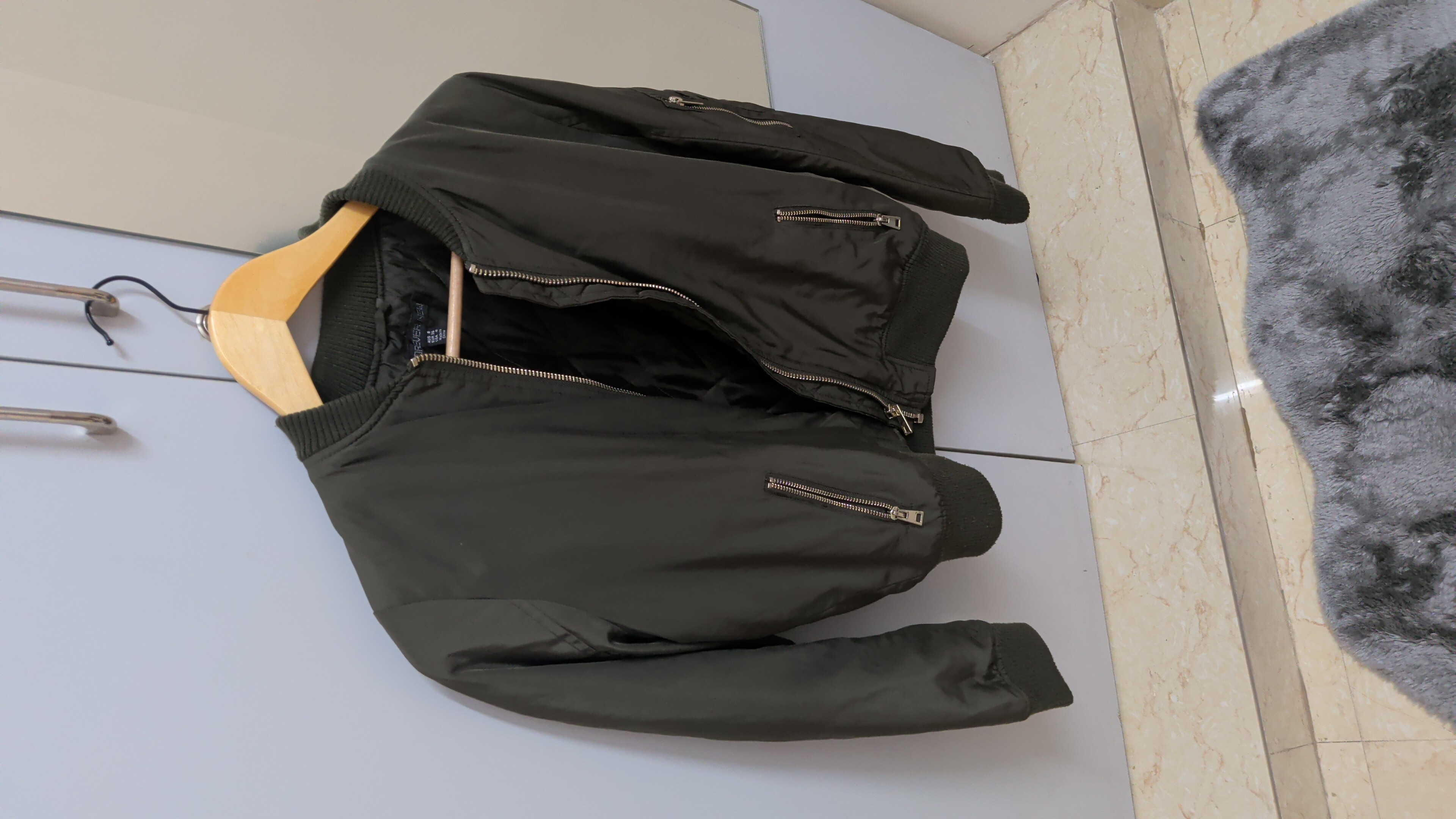 Forever New Bomber Jacket - Size USA 4 — pre-loved Outerwear on Slayyitt