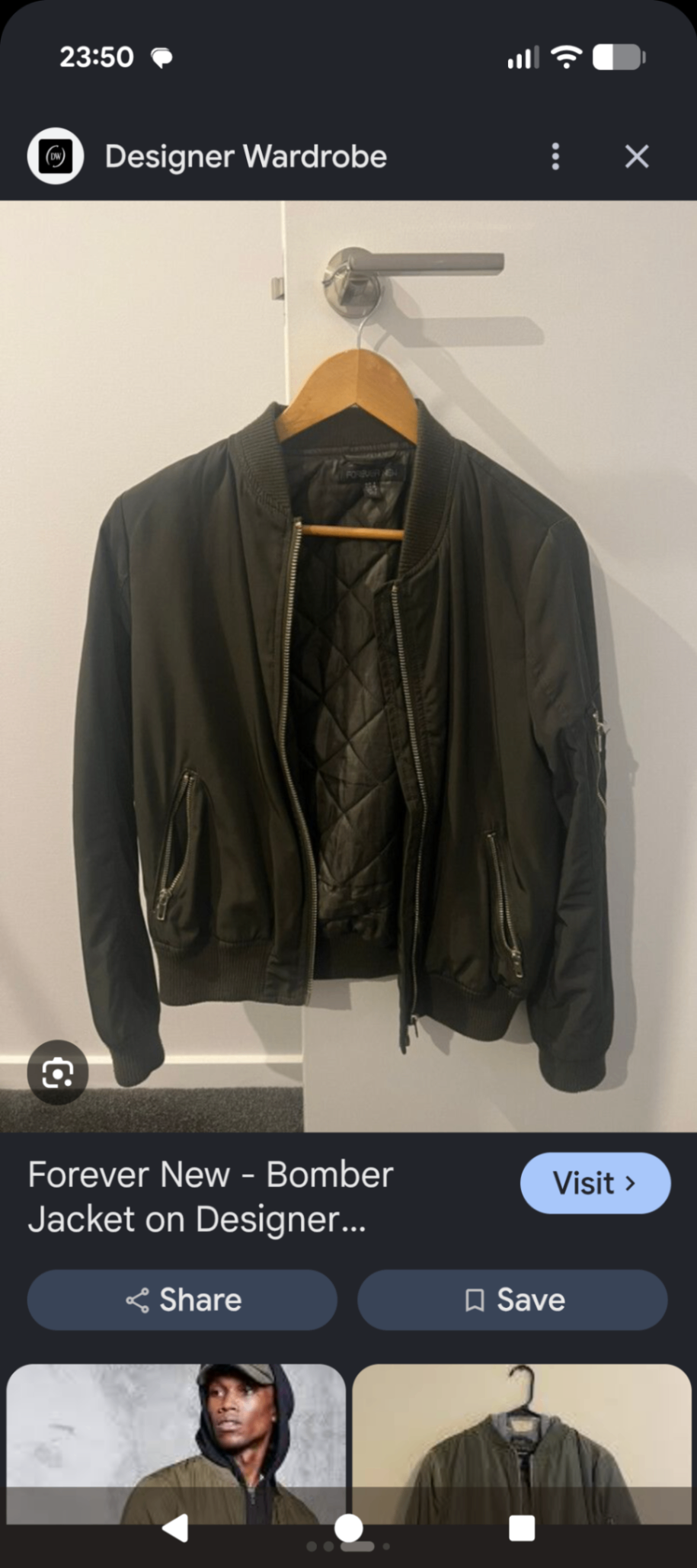 Forever New Bomber Jacket - Size USA 4 — pre-loved Outerwear on Slayyitt
