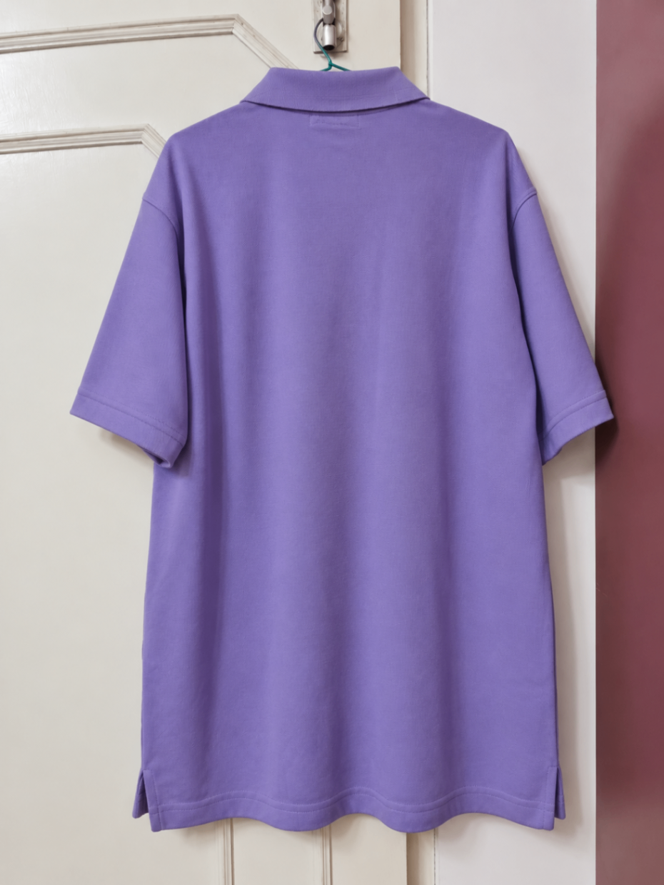 Brand New Mens Lavender Polo Neck Tshirt — pre-loved Tops on Slayyitt