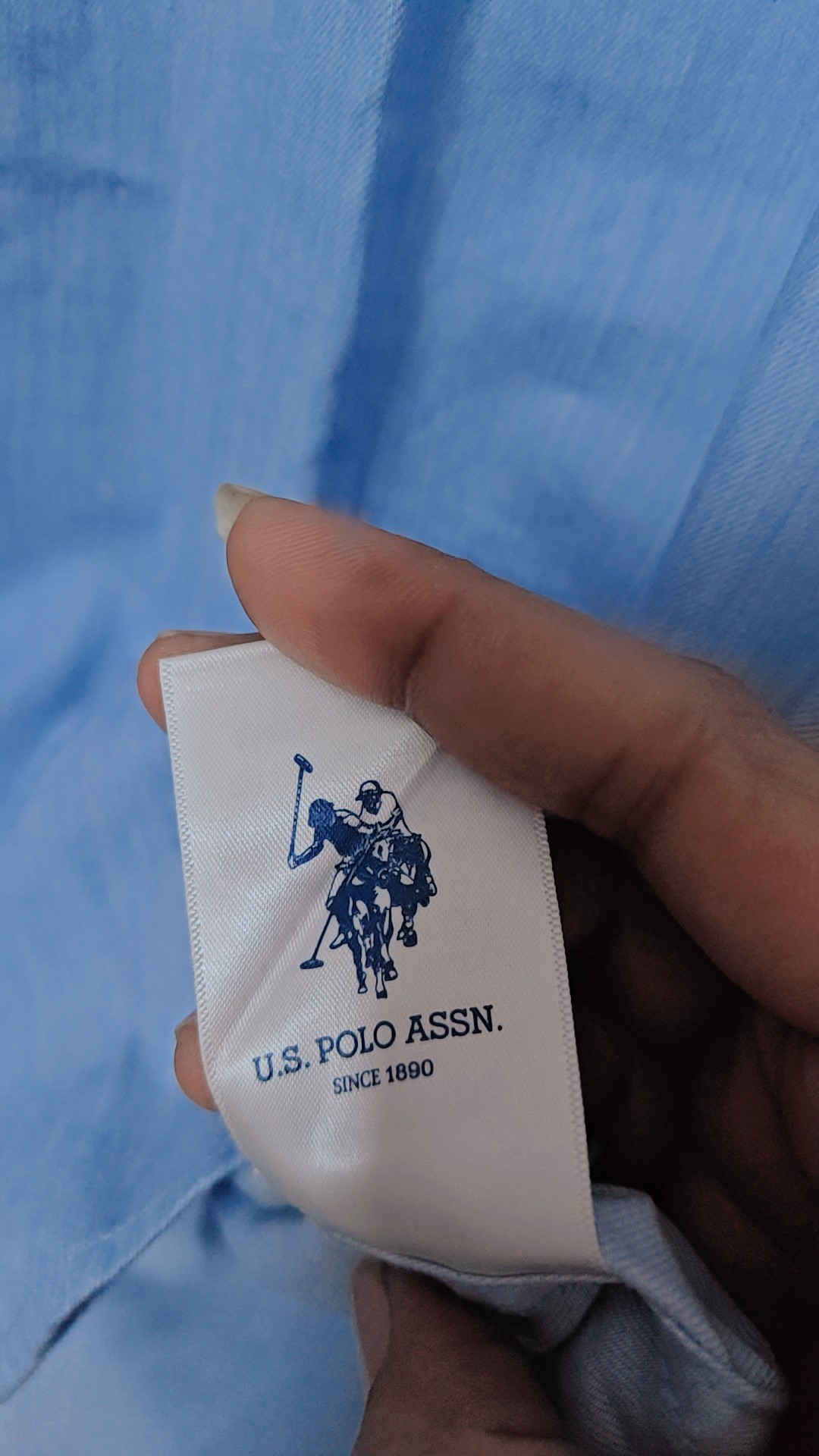 USPA Assn Light Blue Men's Shirt — pre-loved Tops on Slayyitt