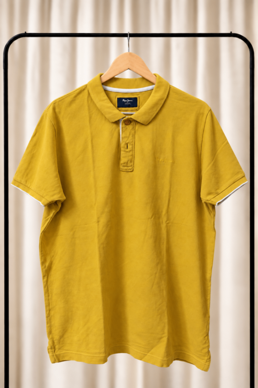 Pepe Jeans Men's Polo Neck Tshirt — pre-loved Tops on Slayyitt