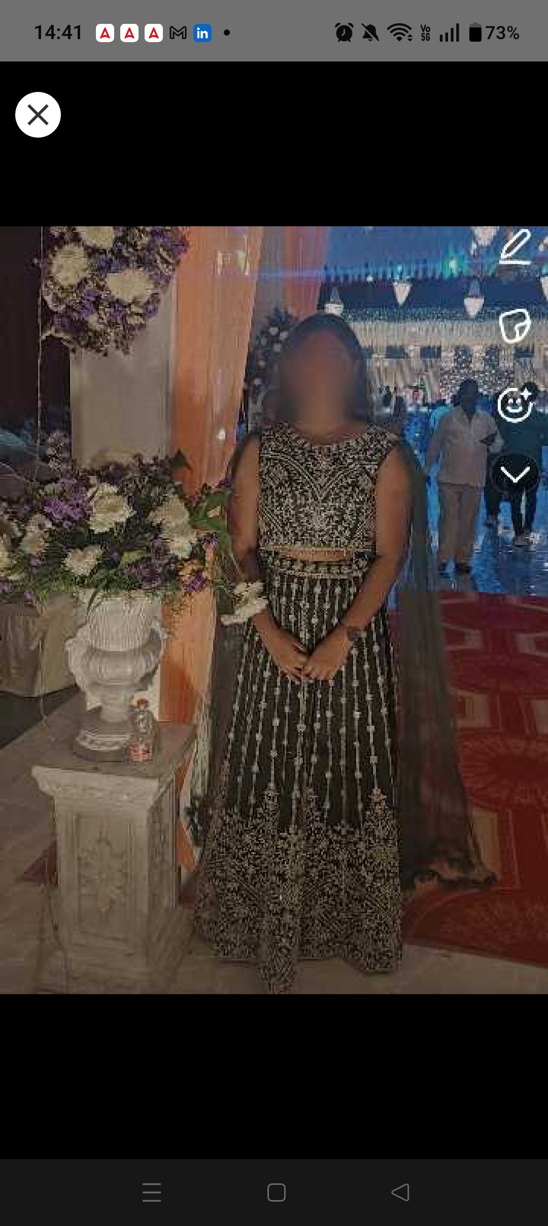 1. Emerald Green Mirror-Work Lehenga with Dupatta — pre-loved Ethnic Wear on Slayyitt