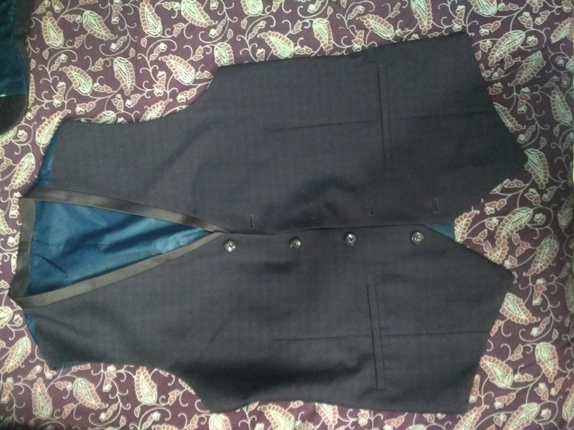 Louis Philippe Original 3-Piece Formal Suit (Blazer + Waistcoat + Trousers) — pre-loved Indian Festival & Wedding Wear on Slayyitt