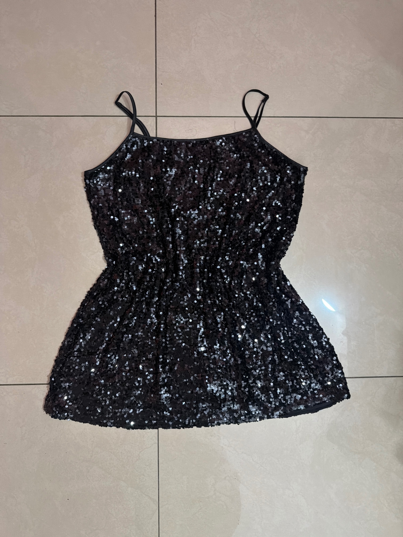 Black Sequin mini dress — pre-loved Dresses & One-Pieces on Slayyitt