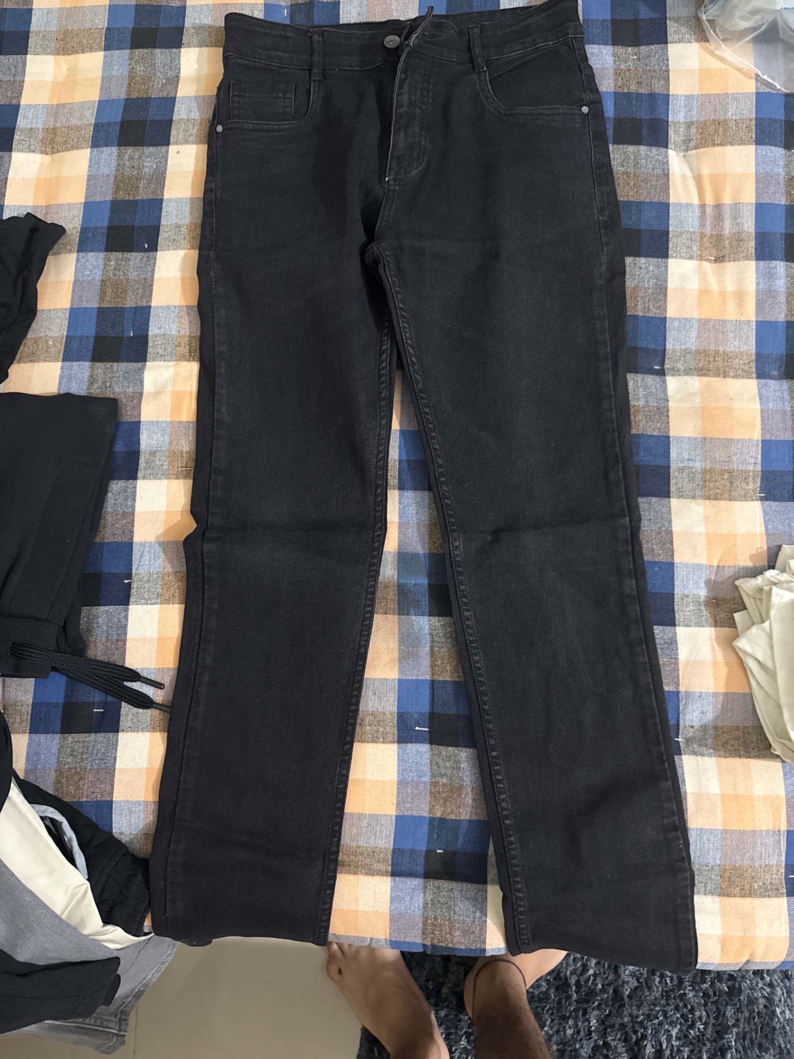 Black denim, max company, size:15-16 yrs — pre-loved Bottoms on Slayyitt