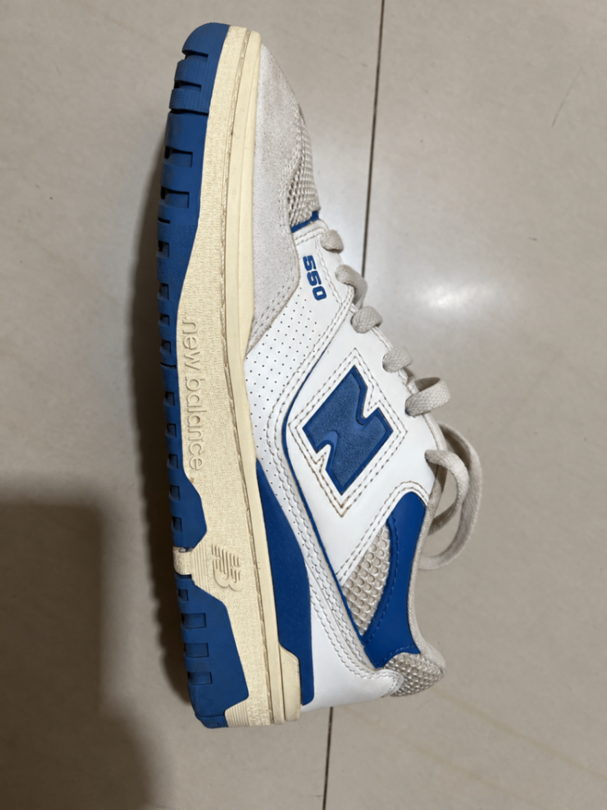 NEW BALANCE 550 WHITE/BLUE — pre-loved Footwear on Slayyitt